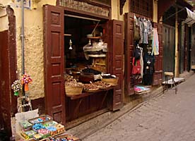 [shops in the medina]