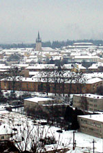 view of Presov from Calvary Chapel