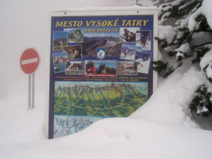 Tatras Mountains sign